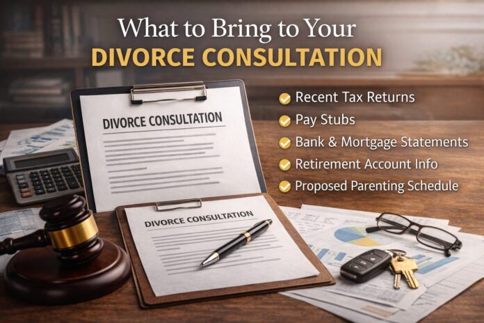 What to Bring to a Divorce Consultation