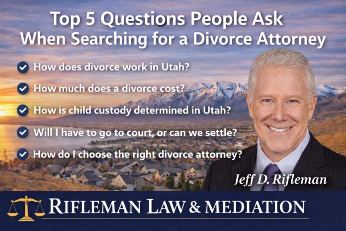 Rifleman Law. Divorce Lawyer. Top 4 Questions People Ask When Searching for a Divorce Lawyer.