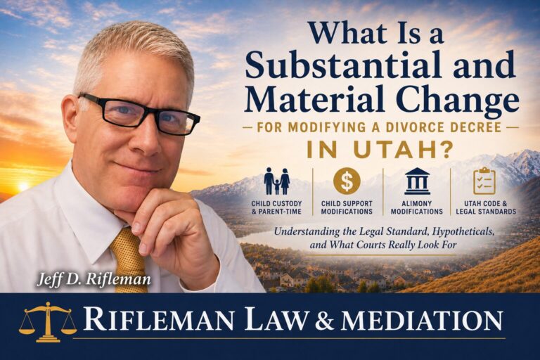 Blog substantial material change utah