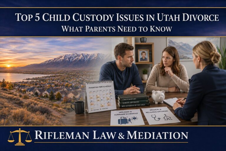 Blog top 5 custody issues in Lehi Utah Divorce