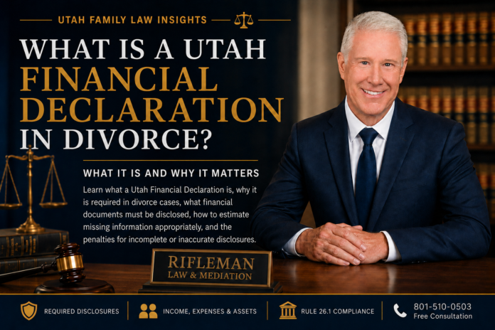Blog fiancial declaration utah tips