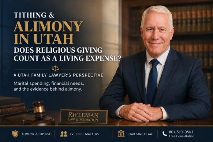 Tithing and Alimony in Utah