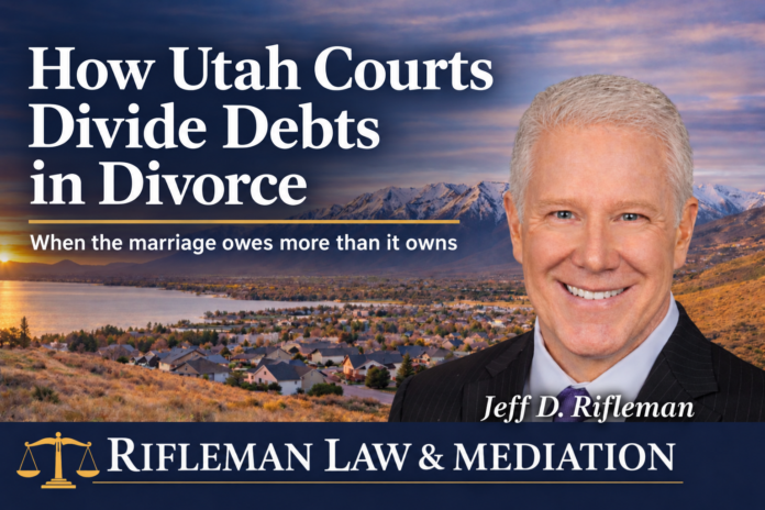 Utah divorce debt division